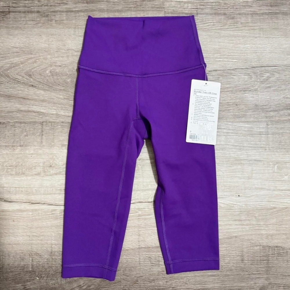 BNWT Lululemon Wunder Train HR Crop 15”